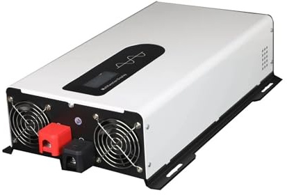 Convertisseur Onduleur Onde Sinusoïdale pour 10KW DC 12V 24V 48V AC 110V 220V 10000W 12000W Chargeur Portable Solaire Hors Réseau Onduleurs Voiture Onduleur(12000W Remote,24V,220V-240V 60HZ)