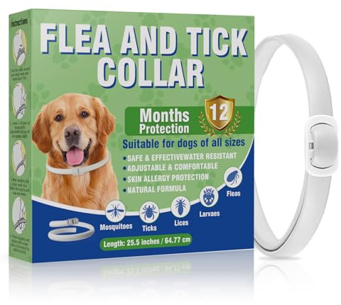 Vigorder Collar Antiparasitario Perros 65cm Natural Impermeable Ajustable