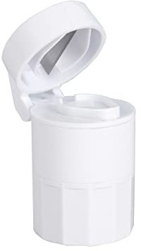 Gima - Combo, gestion des pilules pratique et pratique avec 4 fonctions dans un seul porte-pilules, coupe-vols, compartiment portable et gobelet à eau, 25766