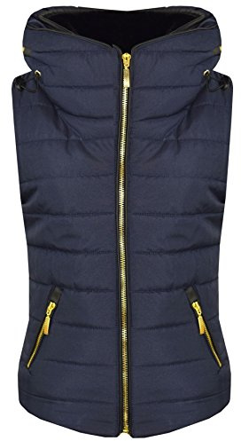 A2Z 4 Kids Girls Puffer Gilet - Gilet Puffer 466 Navy 9-10