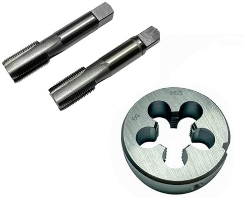 CNC QUALITÄT Satz-Gewindebohrer und Schneideisen G 7/8 Zoll - Whitworth Rohrgewinde im SET - Qualität HSS - EU Produktion
