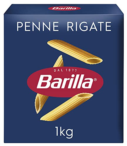 Barilla Pasta Klassische Penne Rigate n.73 aus hochwertigem Hartweizen immer al dente , (1 x 1 kg) 1er Pack | Pasta aus hochwertigem Hartweizen, immer al dente-Qualität