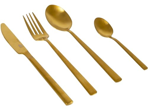 Bo-Camp - Industrial - Besteck-Set - Fairbanks - 4-Personen - Gold