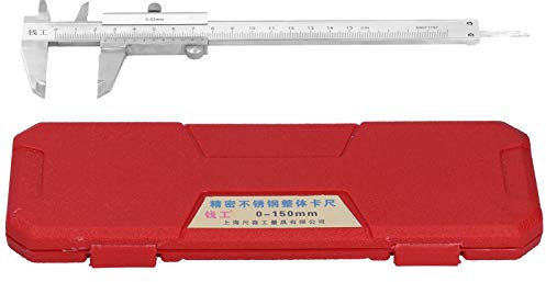 Nonius-Messschieber, Edelstahl 4-Zweck-Genauigkeit in Industriequalität 0,02 mm 0-150 mm