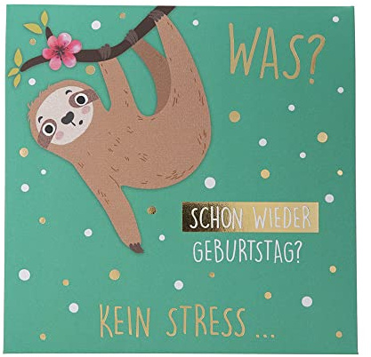 Depesche 0011694-023 Pop-up Glückwunschkarte zum Geburtstag, Klappkarte mit Musik, Lichtelementen und einem originellen Spruch, Geburtstagskarte inkl. Umschlag, Format 15,5 x 15,5 cm