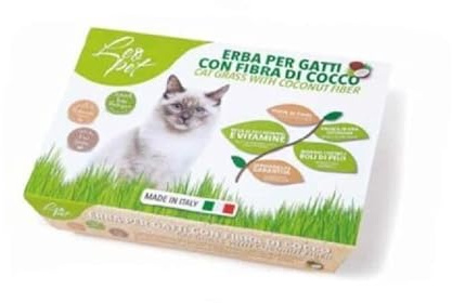 ERBA PER GATTI CON FIBRA DI COCCO (SEME/TERRICCIO) VENDITA 3 PEZZI