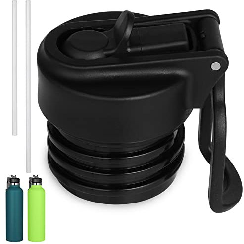 GeeRic Ersatzdeckel für Wasserflasche Edelstahl Edelstahl Trinkflasche Doppelwandige Compatible Trinkflasche 750ML /1L