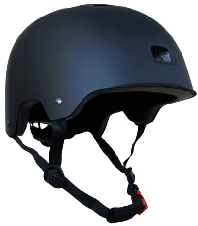 GOOFF Skatehelm - CE & NTA Zertifiziert - Skatehelm für Erwachsene und Kinder - auch als Fahrrad & S-Pedelec Helm einzetzbar (L, Schwarz)