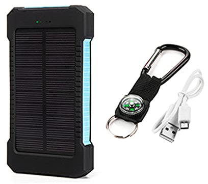 Banque d’Alimentation Solaire 50000mAh Chargeur de téléphone Portable de Grande capacité LED Batterie Externe de Voyage en Plein air