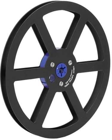 Carrete de Recogida Vacío, Carrete de Recogida de Cinta de Sonido Antiflexión para Cubo Pequeño (BLACK)