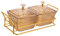OUNONA 1 Set Piatto da spuntino accessori per piatti da festa buffet piatto snack da tavola piatto da portata antipasto ferro da stiro Golden Riutilizzabile