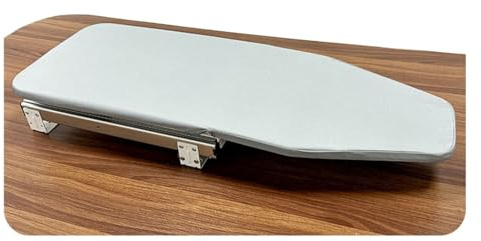 Tabla de planchar extraíble que ahorra espacio con riel deslizante amortiguador, diseño montado en la pared para espacios pequeños, tabla de hierro compacta, color 2-80 x 30 cm