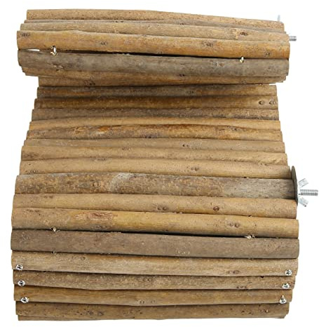 Zerodis Petits Jouets pour Animaux de Compagnie Cachette en Bois de Pommier pour Petits Animaux avec Ventilation pour Cochon d'Inde Chinchilla Idéal pour Les Habitats d' de Compagnie Cachette