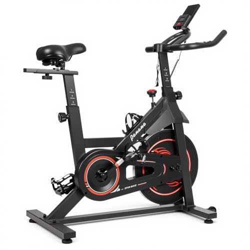 Panana Exercise Bike for Home, Quiet Magnetic Spin Bike with Smart App