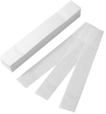 CIYODO Papel para Molde de Pastel Precortado 100 Tiras 19x3 Cm Papel de Pastelería Antiadherente Resistente al Horno Revestimiento para Moldes Adecuado para Hornear Quesos Semi Horneados