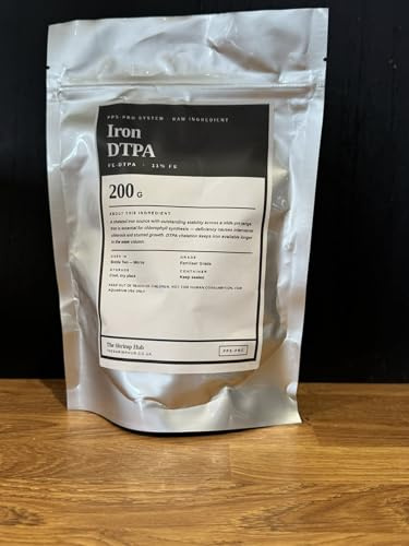 Aquafertz Iron DTPA 200g 11% Aquarium Fertiliser | Chelated Iron for Planted Tanks | Copper-Free & Shrimp-Safe | UK Made