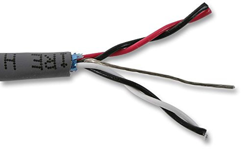 Tinned Copper, 5.3mm, Grey, PVC, 7 x 32AWG, 2 Pair, 100ft, 30.5m, 300V, 24AWG, Multicore Cable