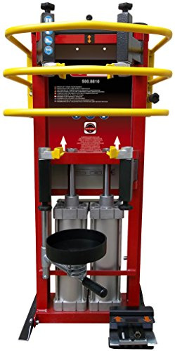 KS Tools 500.8815 Druckluft-Stand-Federspanner mit Doppel-Zylinder inkl. Adapterplatte