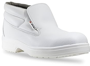 Lendeo Prema S2 Chaussures de sécurité hautes Blanc Chaussures de travail Chaussures de cuisine Entretien, Blanc., 40 EU