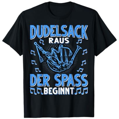 Dudelsack Musikverein Sackpfeifer Musiker Dudelsackspieler T-Shirt