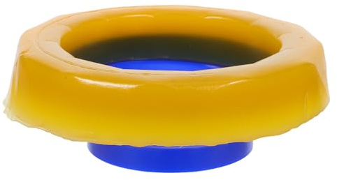 TEHAUX Junta De Sellado De Inodoro Con Brida Anillo De Sellado Para El Inodoro Para Reemplazo De Junta De Tazón Ayuda a Reducir Olores Y Fugas 5.11 X 5.11 X 1.96 Pulgadas