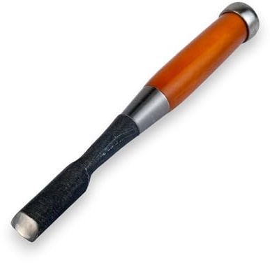 MC-7 Japanisches Meißel, gerade, halbkreisförmig, 15mm, Schnitzwerkzeug 170mm