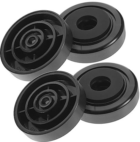 Veemoon 4pcs Hifi Isolation Feet Speaker Isolation Pad for Subwoofer Amplifier Cd Player Black Speaker Vibration Damper