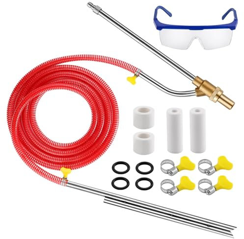 Power Washer Sabbiatura Kit | Kit sabbiatura idropulitrice ad alta pressione 5000psi | Sabbiatrici a disconnessione rapida da 1/4 pollici per compressore d'aria