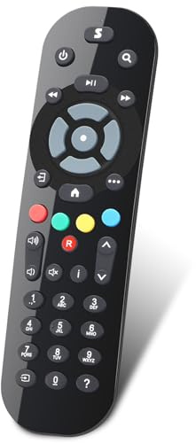 Gvirtue Telecomando compatibile con tutti i telecomandi Sky Q, Sky Q Box, TV, Mini e Silver Box (senza touch, senza controllo vocale)