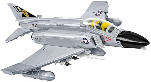 COBI F-4 Phantom II™, USS Midway Edition, Maßstab 1:48, 703 Teile | Bedruckt (Pad Printed), Cockpit zum Öffnen, USS Midway Modell, Sockel, Plakette, Bauteile aus der EU, ab 8 Jahren