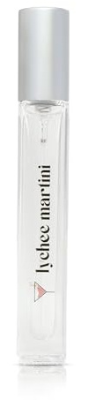 Just Juice Lychee Martini - Mini Travel Size - Lychee, Passion Fruit, Musk Perfume for Women and Men - Tropical Summer Perfume - 0.3 oz