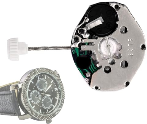 Genérico Movimiento de Reloj para Reparación - Accesorios para Mecanismos de Reloj,Componente de Sustitución Preciso y Práctico para Mantenimiento Técnicos Talleres Viajes Uso Diario Hombres Mujeres