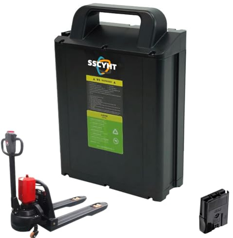 SSCYHT Batterie pour transpalette électrique 72 V, 8 Ah, sans Entretien, au Lithium, Compatible avec Le kit de transpalette électrique CBD15-190LI.