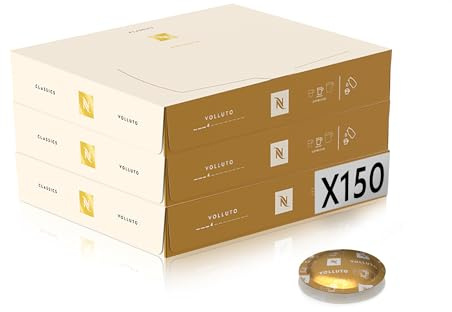 Nespresso Professionnel - EDITION LIMITEE - Bundle 150 Capsules cafés - Classic VOLLUTO (3 boîtes de 50) - Adapté aux professionnels