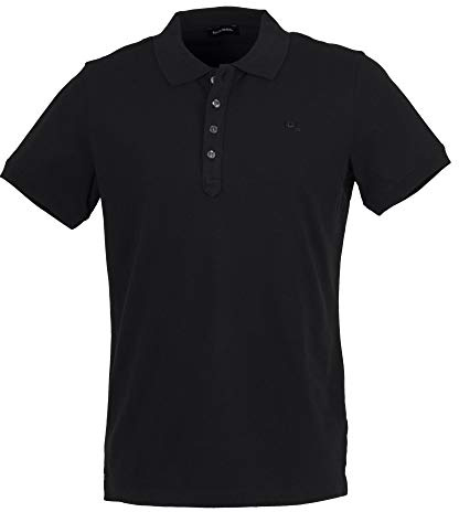 Mens Diesel T-Heal Polo Shirt in Black.