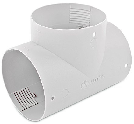 Truma T Stück für Warmluftrohre Grau für 65 mm TS T-Stück