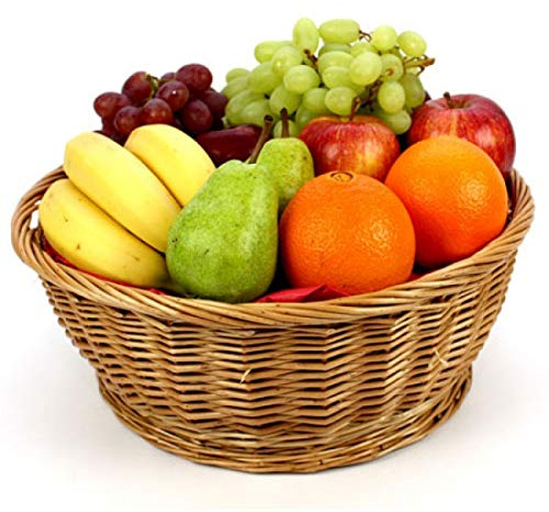Standard Fruit Basket - Fruit Gift Baskets and Gift Hampers with Next Day UK delivery with Personal Message attached
