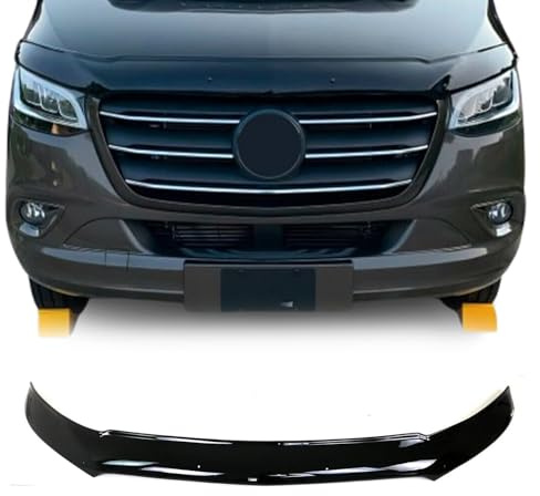 Déflecteur de Capot - Protection Contre Les Insectes - pour Mercedes Sprinter 907 910 2018-25 - Foncé