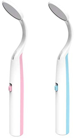 MILISTEN 2pcs LED Licht Mundspiegel Zahnspiegel antibeschlag Dentalspiegel Anti Nebel Oral Dental Inspektion Spiegel Wimpernverlängerung Spiegel für Zahnpflege Make-Up Spiegel