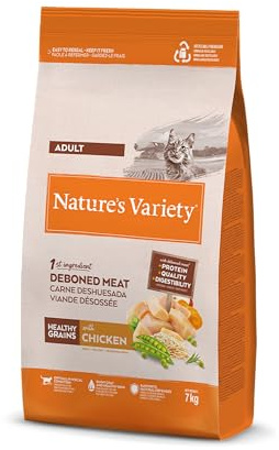 Nature's Variety Healthy Grains Croquettes pour Chats Adultes - Poulet - 7kg