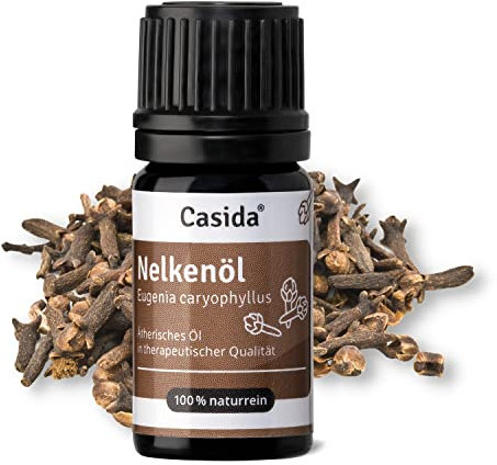 Nelkenöl Naturrein - Ätherisches Öl - Therapeutische Qualität – Nelken Öl für Aromatherapie, Aromadiffuser - Aus der Apotheke - 5 ml