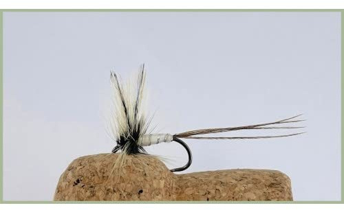 Mayfly Forellenfliegen, ohne Widerhaken, 6 Stück, Größe 10, Mayflies, Angelfliegen