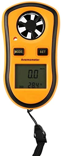 Digital Anemometer Lcd Wind Speed Gauge Handheld Air Flow Velocity Measurement Thermometer Device With Backlight