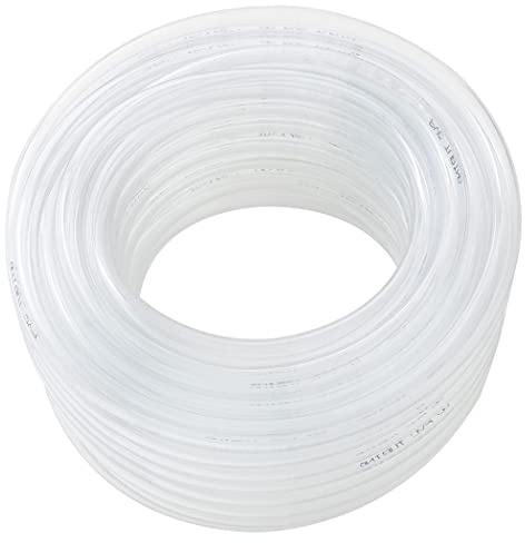 Dcizlont Tuyau en plastique transparent, 10 mm x 13 mm, 10 m, tuyau en PVC, conduite d'eau, également pour huile et air, qualité alimentaire