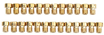 Kit Getto Principale Carburatore, 25 Pezzi Kit Getto Principale Carburatore Carburatore 55‑115 M5 Sostituzione per Carburatore PHBG 21