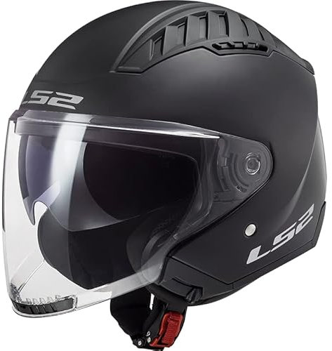LS2, Casque Moto Jet Copter II Matt Black, L