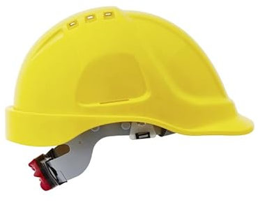 Casco Chantier – Casco da cantiere professionale – Casco da cantiere da uomo, versatile casco di sicurezza, taglia regolabile, ventilato casco da canto con sottogola accessori compatibili