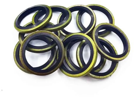 ADAGA 150/100 Stück Bonded Seal Dichtring Sortiment Kit Ölablassschraube Kombinierter Unterlegscheiben-Dichtungssatz M6 M8 M10 M12 M14 M16 M18 M20 M22 (Color : 150PCS M6-M24)