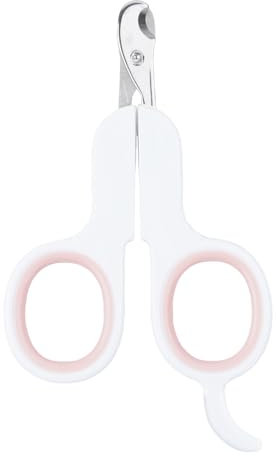 Shengxi Krallenschere Katzen Sicherheits Katzennagelschneider für Anfänger Profi Katze Nagelknipser Edelstahl Krallenzange für Kätzchen Welpen Kaninchen und Kleintiere (Rosa)