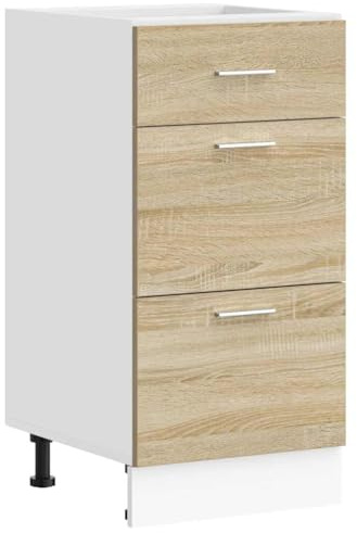 vidaXL Unterschrank Lyon Sonoma-Eiche 40x46x81,5 cm Holzwerkstoff